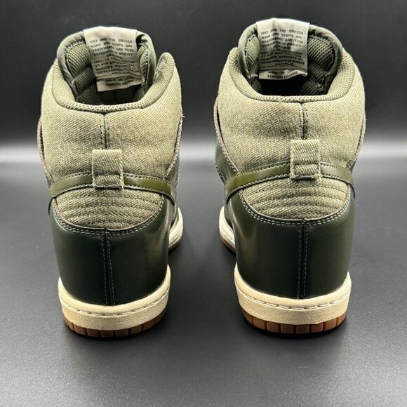 Nike Wmns Dunk Sky Hi Wedge - Khaki Gum - Picture 4 of 10